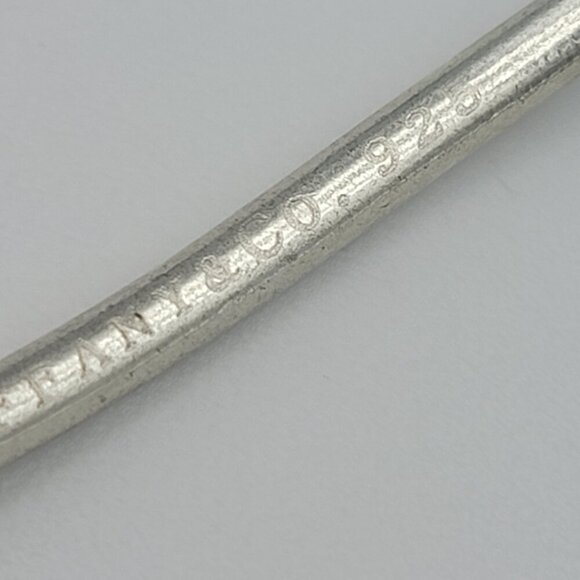 Tiffany & Co. Double Heart Open Cuff Bracelet Sterling Silver 925 8 Inch Sizable - Picture 6 of 11